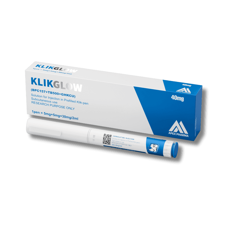 KLIKGLOW (BPC-157 + TB-500 + GHK-Cu) research pen